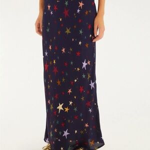 Farm Rio skirt noite estrelada